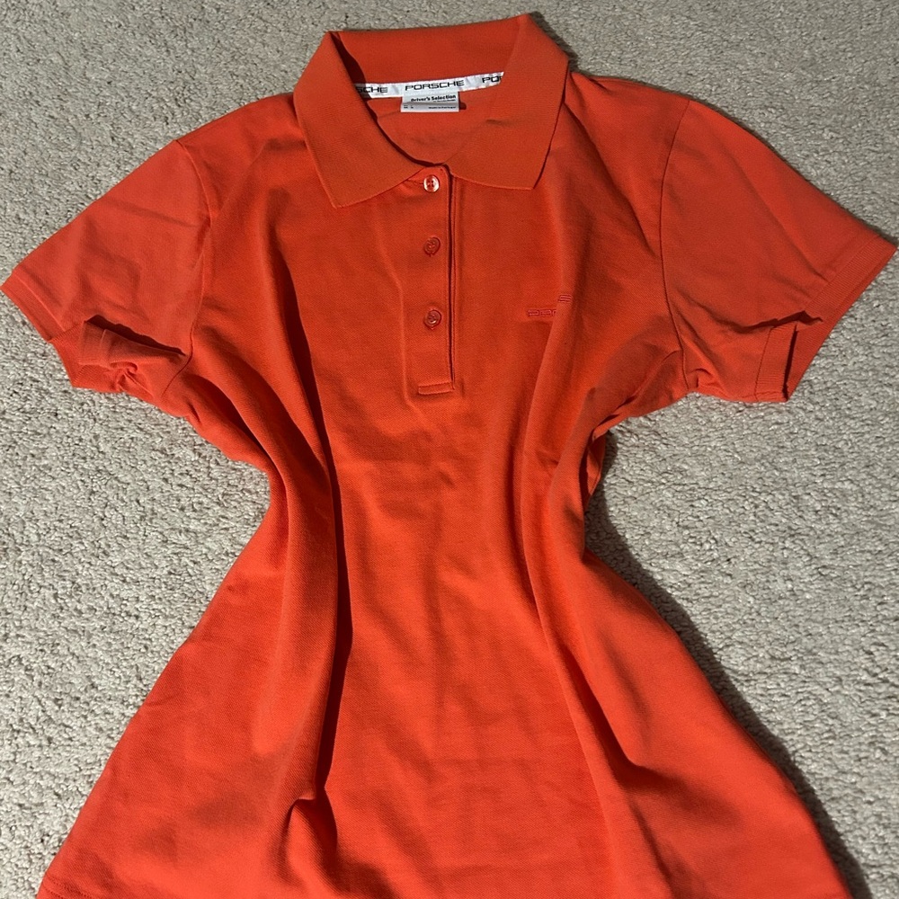 Vintage Porsche Design Orange Polo